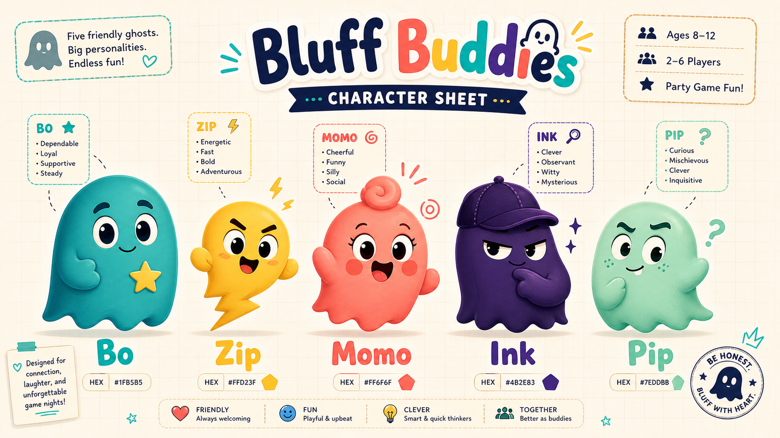 Bluff Buddies ghost character sheet